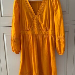 J. Crew Mustard Yellow Dress